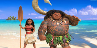Cartoon man woman beach tooth - a cartoon of a man and a woman free wallpaper