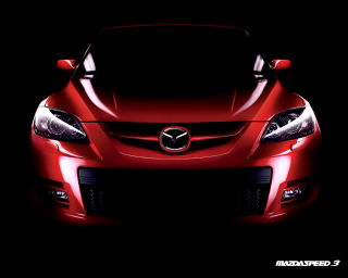 Red car dark hood up - conroy maddox free wallpaper