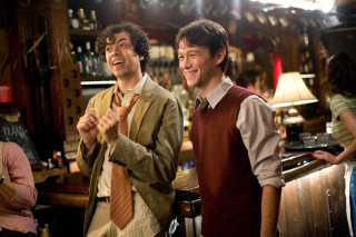 Two men bar smiling laughing - movie still free wallpaper