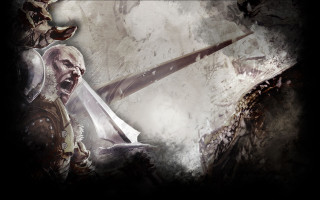 Man knife giant knife demon - epic fantasy free wallpaper