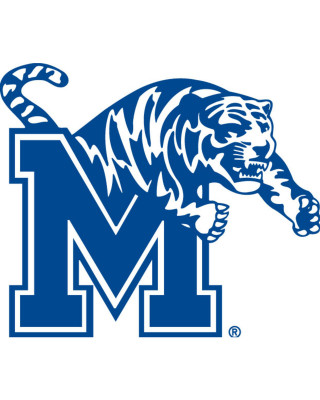 Blue white tiger letter m - tail free wallpaper