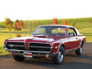 Red muscle car cobra 1970s - a. b. jackson free wallpaper