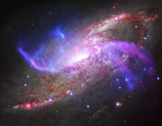 Spiral sky stars galaxy aurora 2 - galaxy free wallpaper