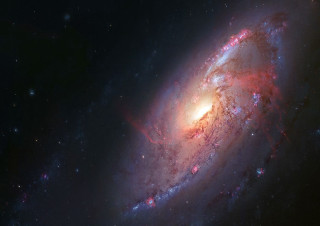 Colorful spiral object sky stars 4 - galaxy free wallpaper