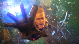 Man holding hand up mouth - his hands out free wallpaper