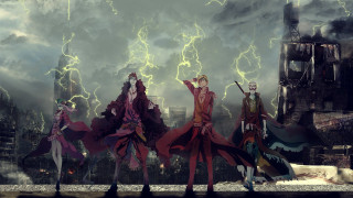 Group city lightning man red - a red suit free wallpaper