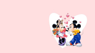 Mickey minnie mouse wallpaper hearts 2 - heart free wallpaper