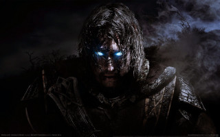Man blue eyes dark background 2 - a dark sky behind free wallpaper