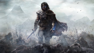 Man armor field dead animals - epic fantasy free wallpaper