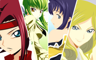 Anime characters colored hair different 4 - an anime drawing free wallpaper