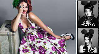 Woman dress green hair mickey - a woman in a dress free wallpaper