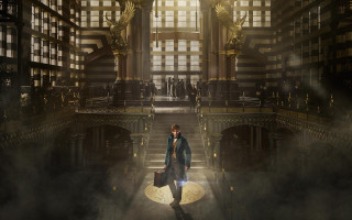 Man blue coat walking hall - a blue coat free wallpaper