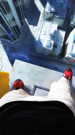Person laying floor city view - a view of a city free wallpaper