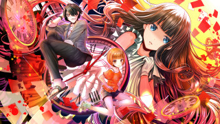 Girl clock magic circle alice - toyism free wallpaper