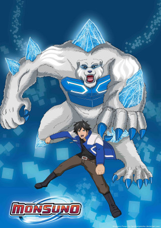 Man suit white bear blue - furry free wallpaper