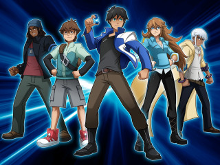 Group people blue background light - a group of people free wallpaper