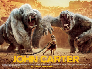 John carter dinosaurs man chain - a movie poster free wallpaper