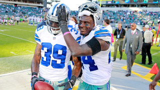 Football players congratulating field game - two football player free wallpaper