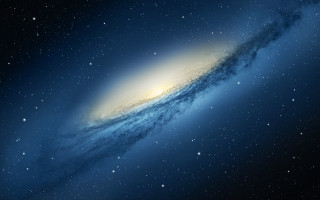 Bright blue object in sky 6 - galaxy free wallpaper