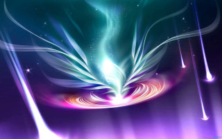 Colorful abstract background swirls stars - a swirl free wallpaper