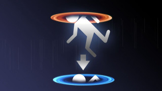 Man walking circle orange ring - halo free wallpaper