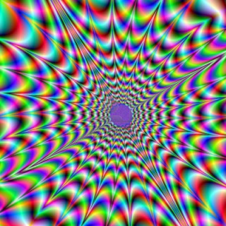 Psychedelic image star center colorful - psychedelic art free wallpaper