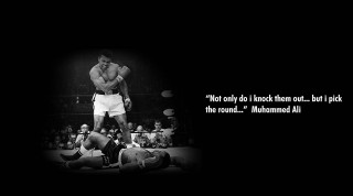 Man wrestling ring quote standing - a quote above free wallpaper