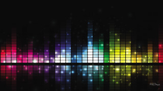 Colorful background lights reflection water - triadic free wallpaper for desktop