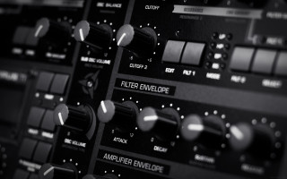 Sound board closeup buttons knobs - redshift free wallpaper