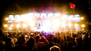 Crowd stage night bright lights - dr. atl free wallpaper