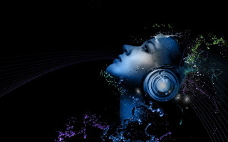 Psychedelic astronaut aurora starry sky - ella guru free wallpaper