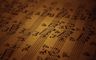Music sheet notes pen composition - cinematic composition free wallpaper