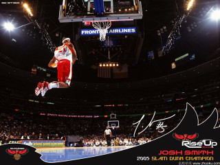 Basketball player jumping air crowd - the stand free wallpaper