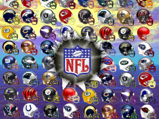 Football team helmets poster background - helmet free wallpaper