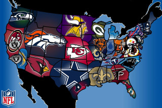 Nfl teams map united states - a map of the united states free wallpaper