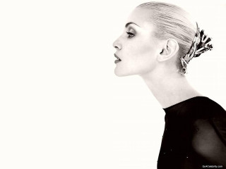 Woman flower hair white background - a black top free wallpaper
