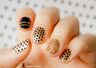 Manicure polka dot popart pointillism - else alfelt free wallpaper