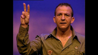 Man peace sign green shirt - david lazar free wallpaper
