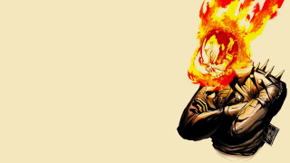 Man holding fireball face head - a face free wallpaper