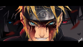 Anime blueeyes hat demonface blood - andrew law free wallpaper