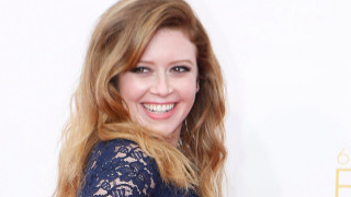 Woman long hair smiling camera 8 - impressionist free wallpaper