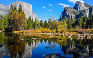 Mountain river autumn forest clouds - a mountain range free wallpaper for desktop