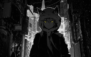Person cat suit alley cat - menacing free wallpaper