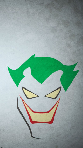 Joker face green arrows red - left free wallpaper