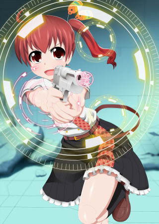 Girl gun circle neck image - a gun free wallpaper