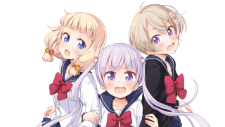 Anime girls long hair bows 15 - a bow tie free wallpaper