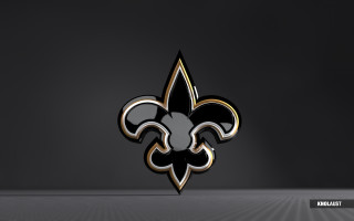New orleans saints logo black 4 - a new orleans saints logo free wallpaper