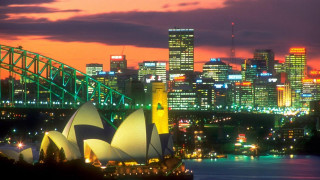 City skyline bridge river castle - elizabeth durack free wallpaper