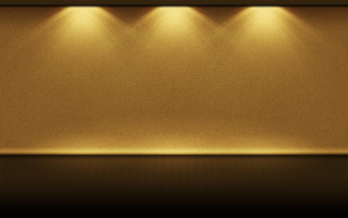 Room three lights black floor 2 - a brown wall free wallpaper