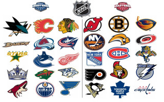 Hockey logos collection white background - free seasons wallpaper